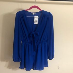 Royal Blue Romper